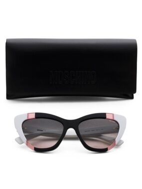 NWT MOSCHINO 54mm cat eye sunglasses